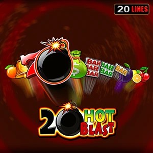 20 Hot Blast online game logo by Amusnet Interactive on wishwincasino.gr