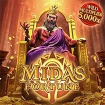 Midas Fortune slot logo by PG Soft at WishWin Casino