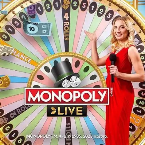 Enjoy Monopoly Live by Evolution – logo hosted on wishwincasino.gr