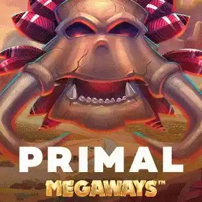 Primal Megaways logo by Blueprint Gaming at WishWin Casino